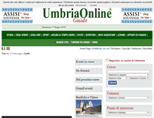 Tablet Screenshot of guide.umbriaonline.com