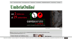 Desktop Screenshot of centoserate.umbriaonline.com