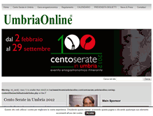 Tablet Screenshot of centoserate.umbriaonline.com