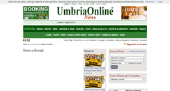 Desktop Screenshot of news.umbriaonline.com